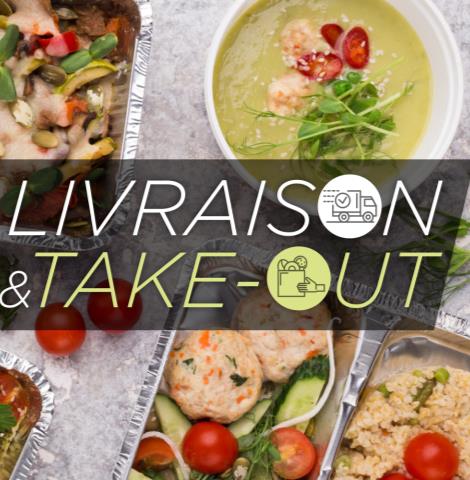 Repas à emporter ou à livrer 