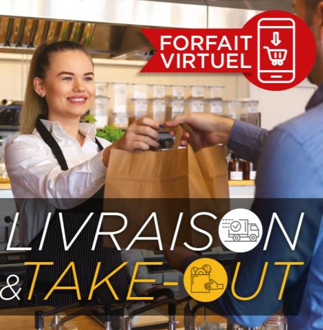 Repas gastronomiques pour emporter ou livrer 