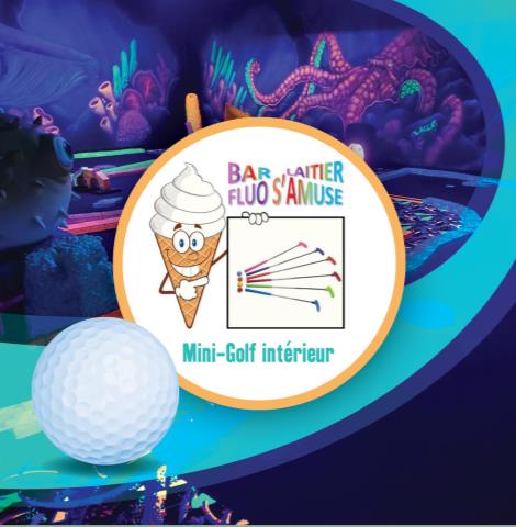 Bar Laitier Mini Golf Fluo S’Amuse