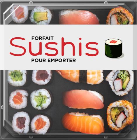 SUSHIS POUR EMPORTER 