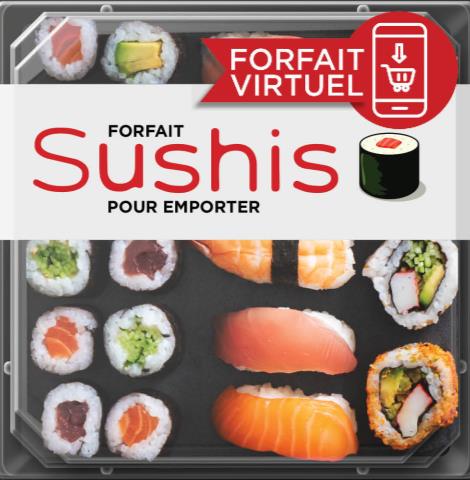 SUSHIS POUR EMPORTER 