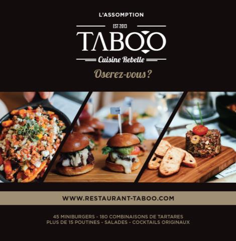 TABOO Cuisine Rebelle, l'Assomption